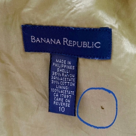 Banana Republic Sleeveless Mini Mod Jumper Style Dress Womens Sz 10 Yell… - Picture 7 of 8